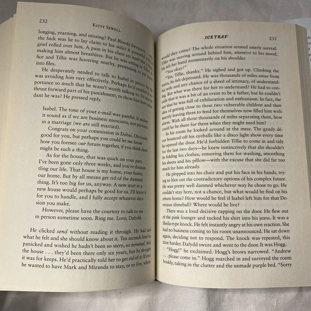 Ice Trap by Kitty Sewell Suspense Novel Thriller Mystery Hardcover‎ Book